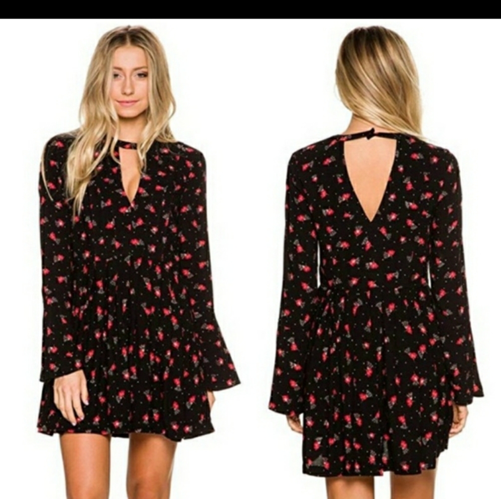 FREE PEOPLE TEGAN MINI DRESS